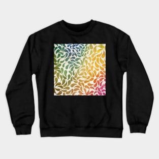 Petal Burst - Gradient from Pink to Green Crewneck Sweatshirt